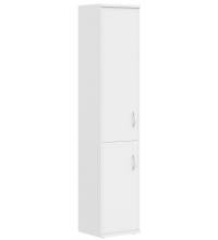 Шкаф колонка с глухой средней и малой дверьми СУ-1.3(R) Белый 406*365*1975