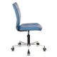 Кресло Бюрократ CH-330M/OR-03 без подлокотников синий искусственная кожа крестовина металл. Фото товара с разных ракурсов.